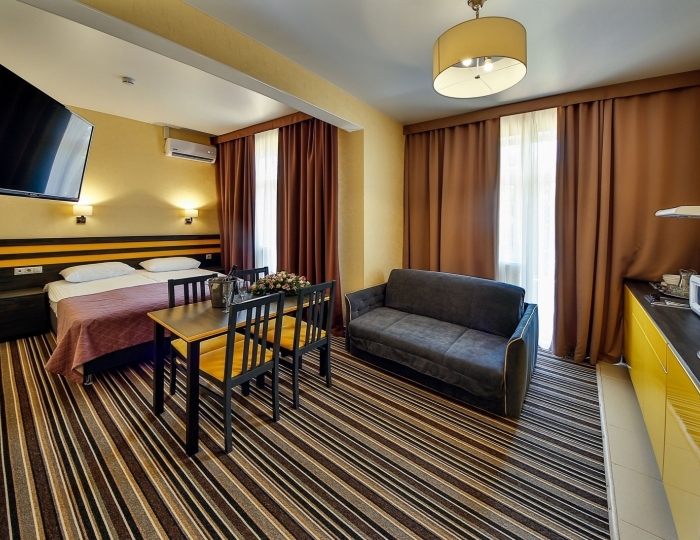 Апартаменты 4-местные 2-комнатные(1) - Санаторий «Жемчужина моря» Кабардинка