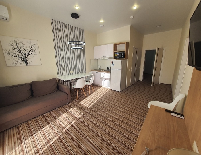 Апартаменты Улучшенные апартаменты 4-м 3-к (2) - Санаторий «Жемчужина моря» Кабардинка