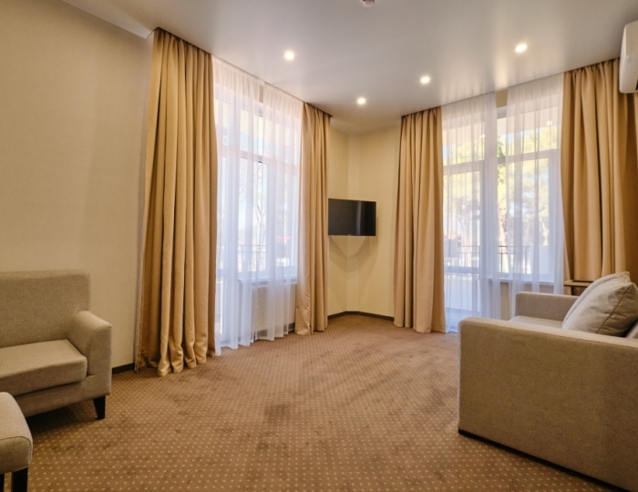 Люкс Люкс 2- местный 2-комнатный - Санаторий «Жемчужина моря» Кабардинка